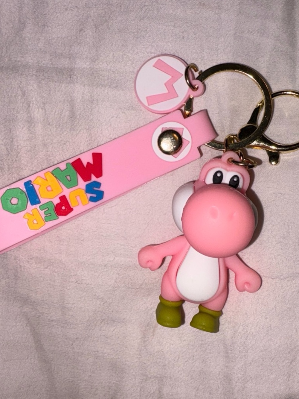Pink Yoshi Bag Clip